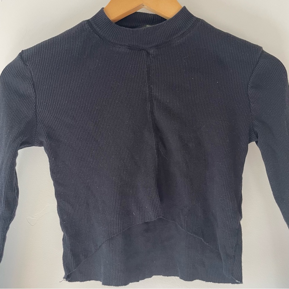 Forever 21 Black Long Sleeve Shirt